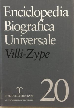ENCICLOPEDIA BIOGRAFICA UNIVERSALE VOLUME 20